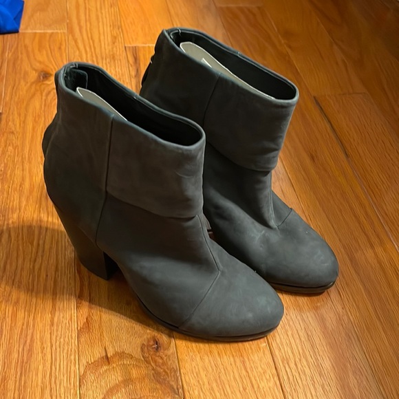 Rag & Bone Newbury boot black leather 7.5 - Picture 2 of 9